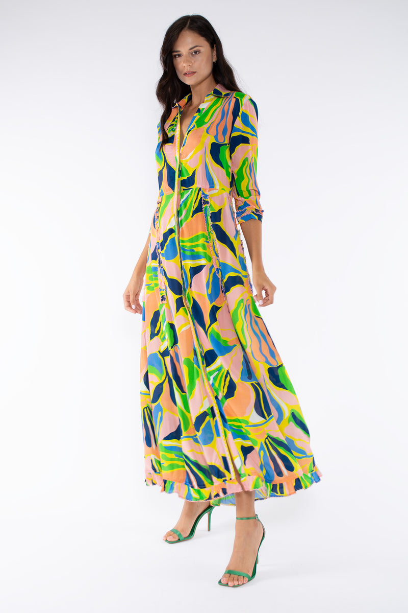 Taj by Sabrina Belted Mini Dress main image 0